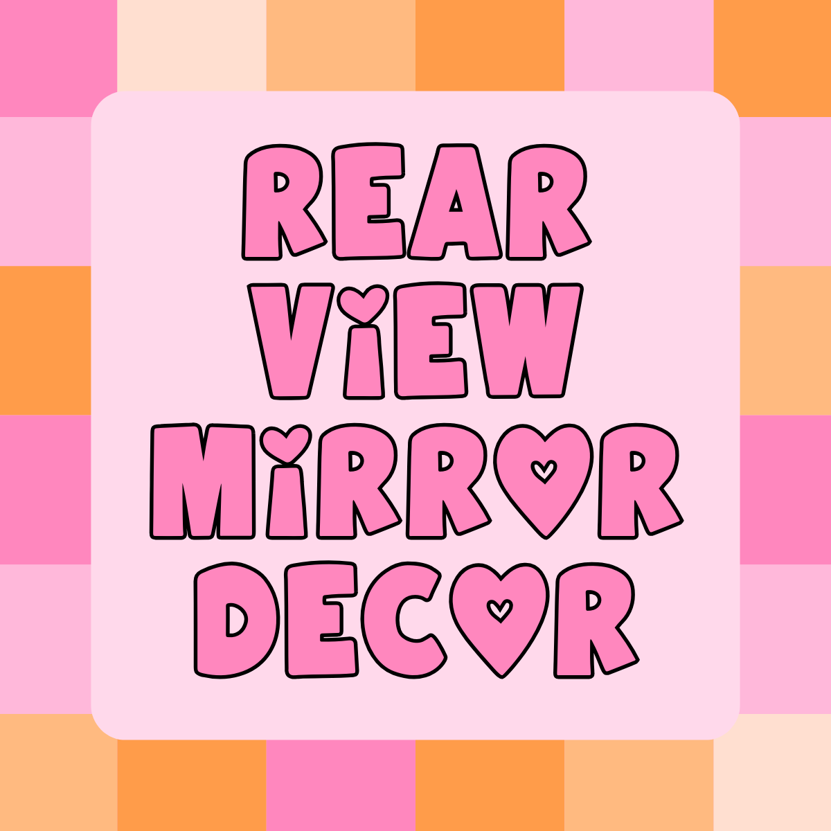 Rearview Mirror Decor