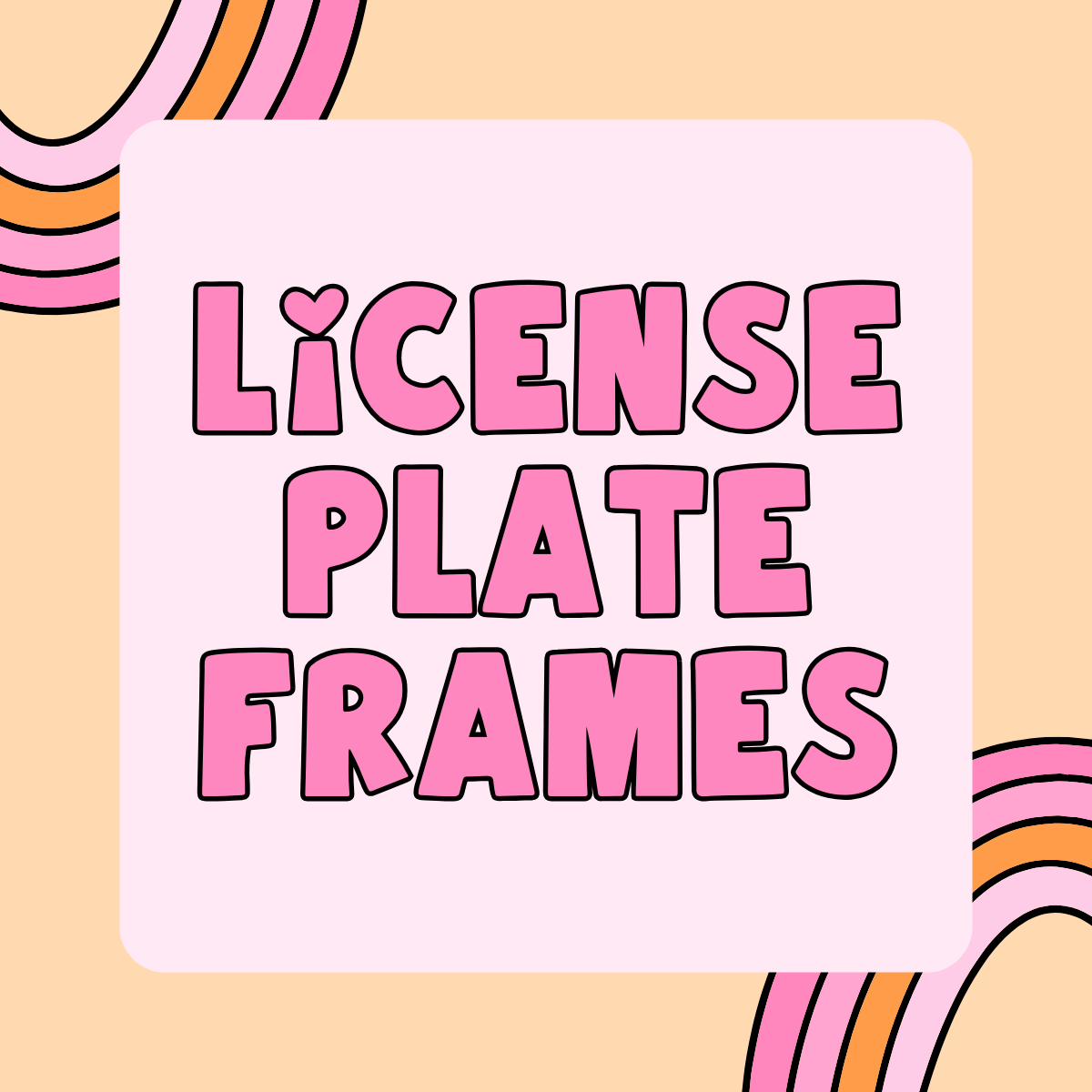 License Plate Frames