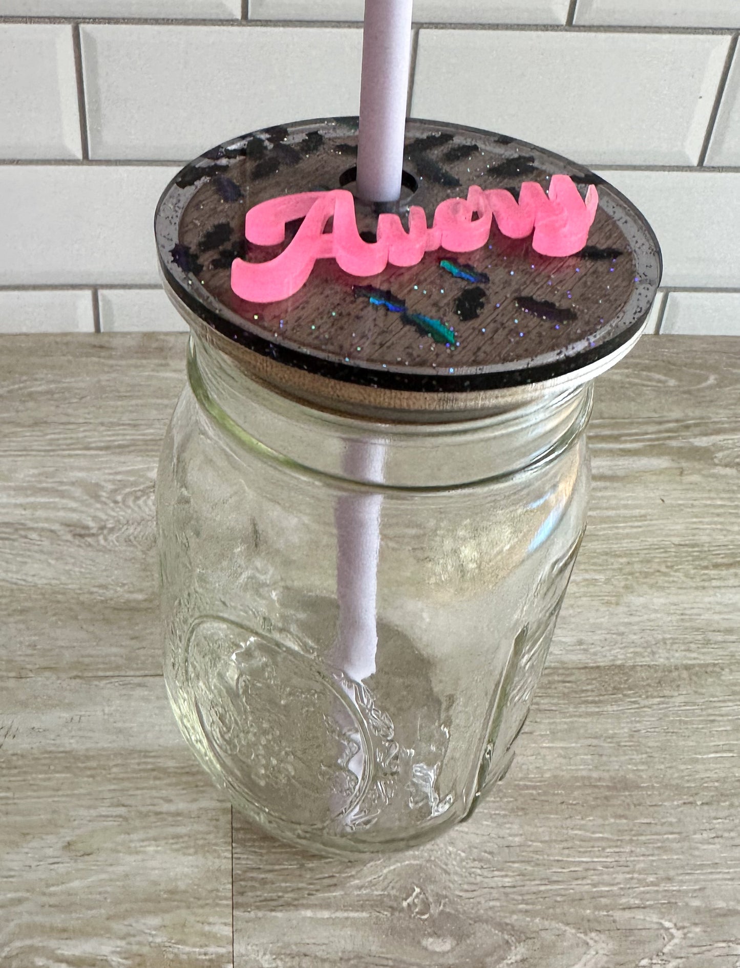 16oz Libby and regular Mason Jar Topper with Special Surprise File Digital File SVG