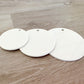 Round Circle Keychain and Ornament Blanks for Sublimation or Vinyl