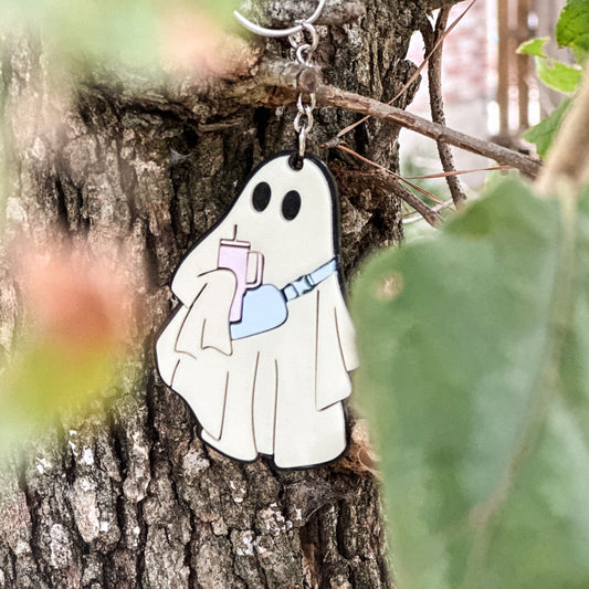 Fran your Basic Ghost Ghoulfran Keychain