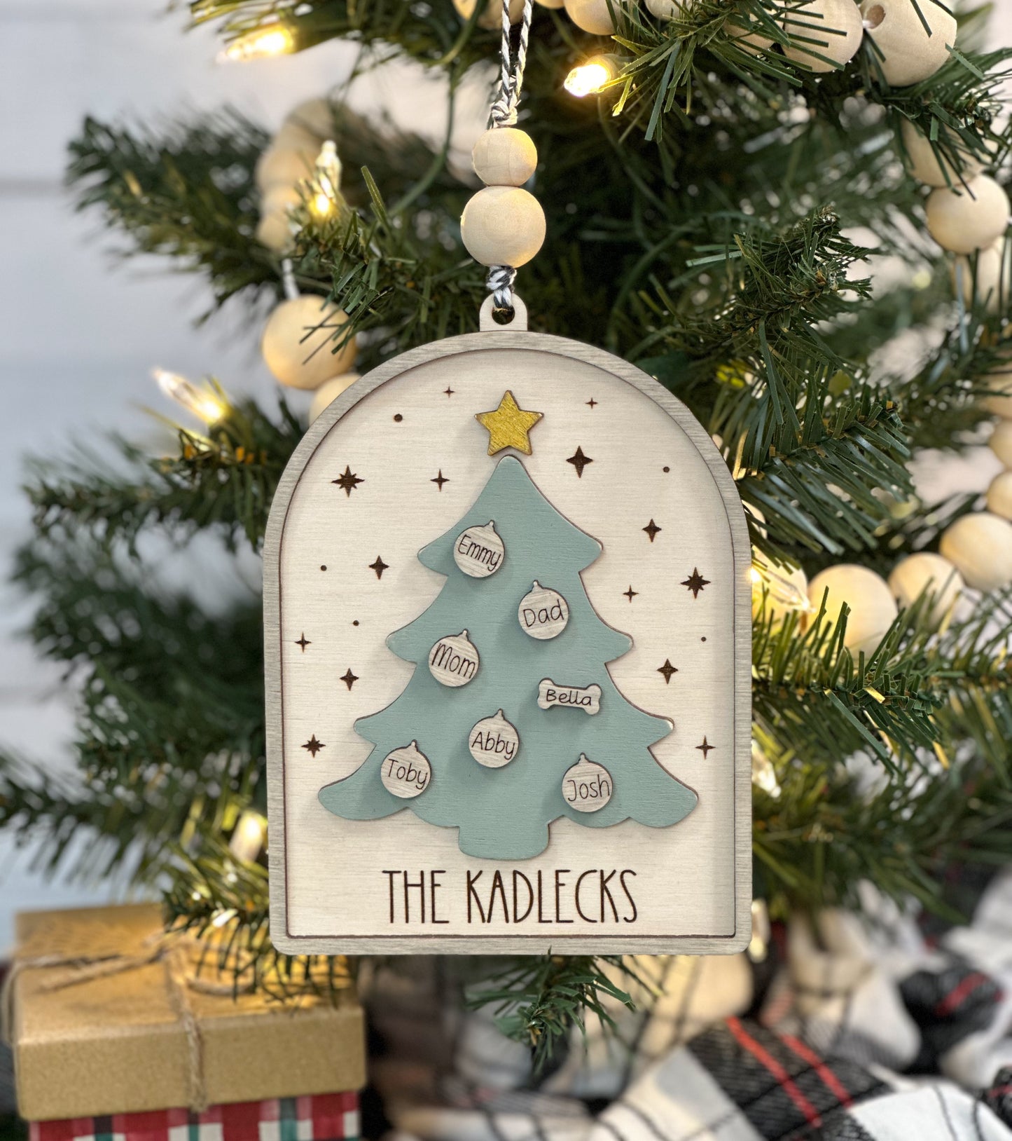 Family Christmas Tree Ornament