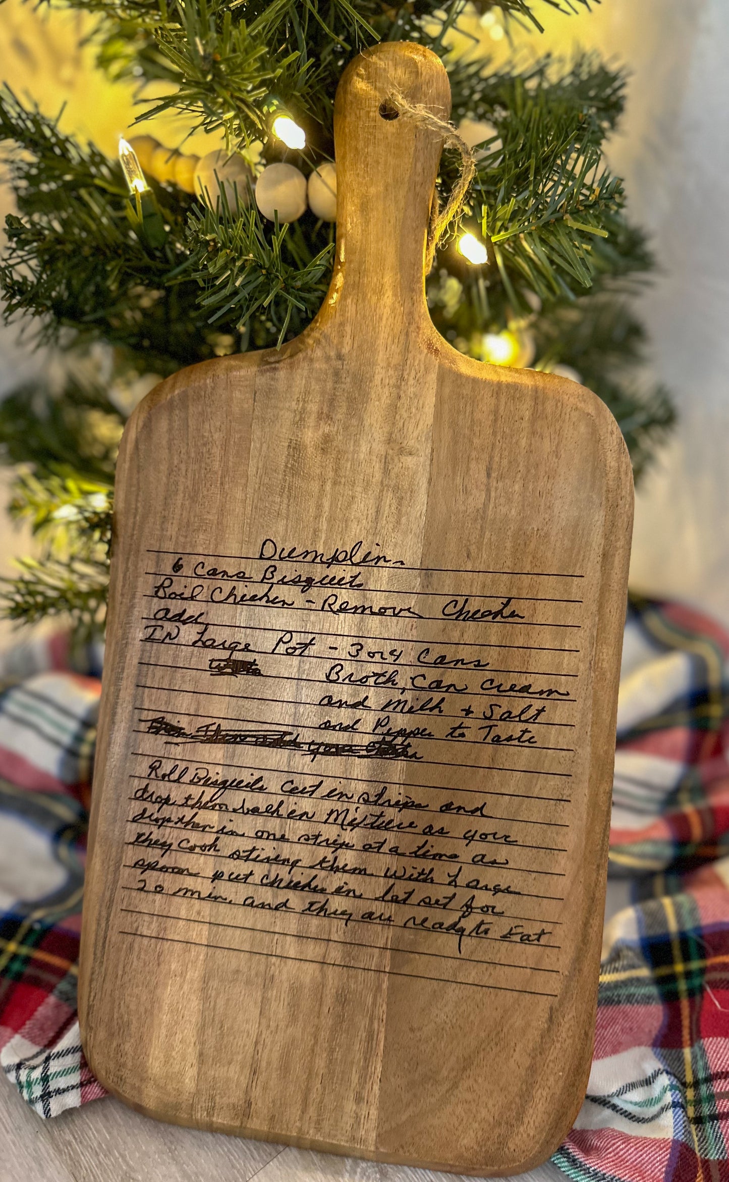 Recipe Cutting Board