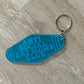 Anti Social Cat Moms Club Motel Keychain