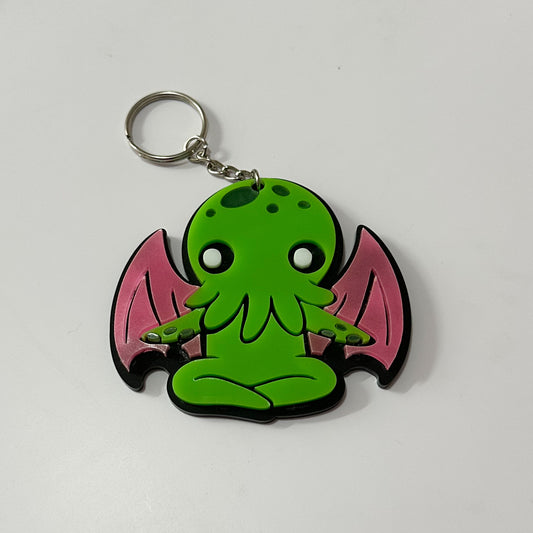 Lulu the Cthulu Glow in the Dark Keychain