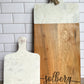 Marble and Wood Monogrammed Cutting Boards