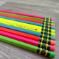 Set of 10 Personalized Pencils