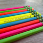 Set of 10 Personalized Pencils