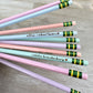 Set of 10 Personalized Pencils