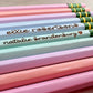 Set of 10 Personalized Pencils