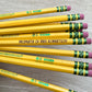 Set of 10 Personalized Pencils