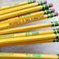 Set of 10 Personalized Pencils