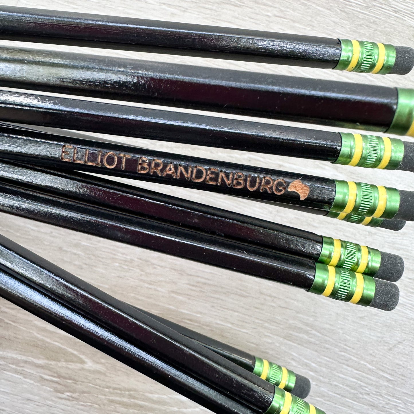 Set of 10 Personalized Pencils