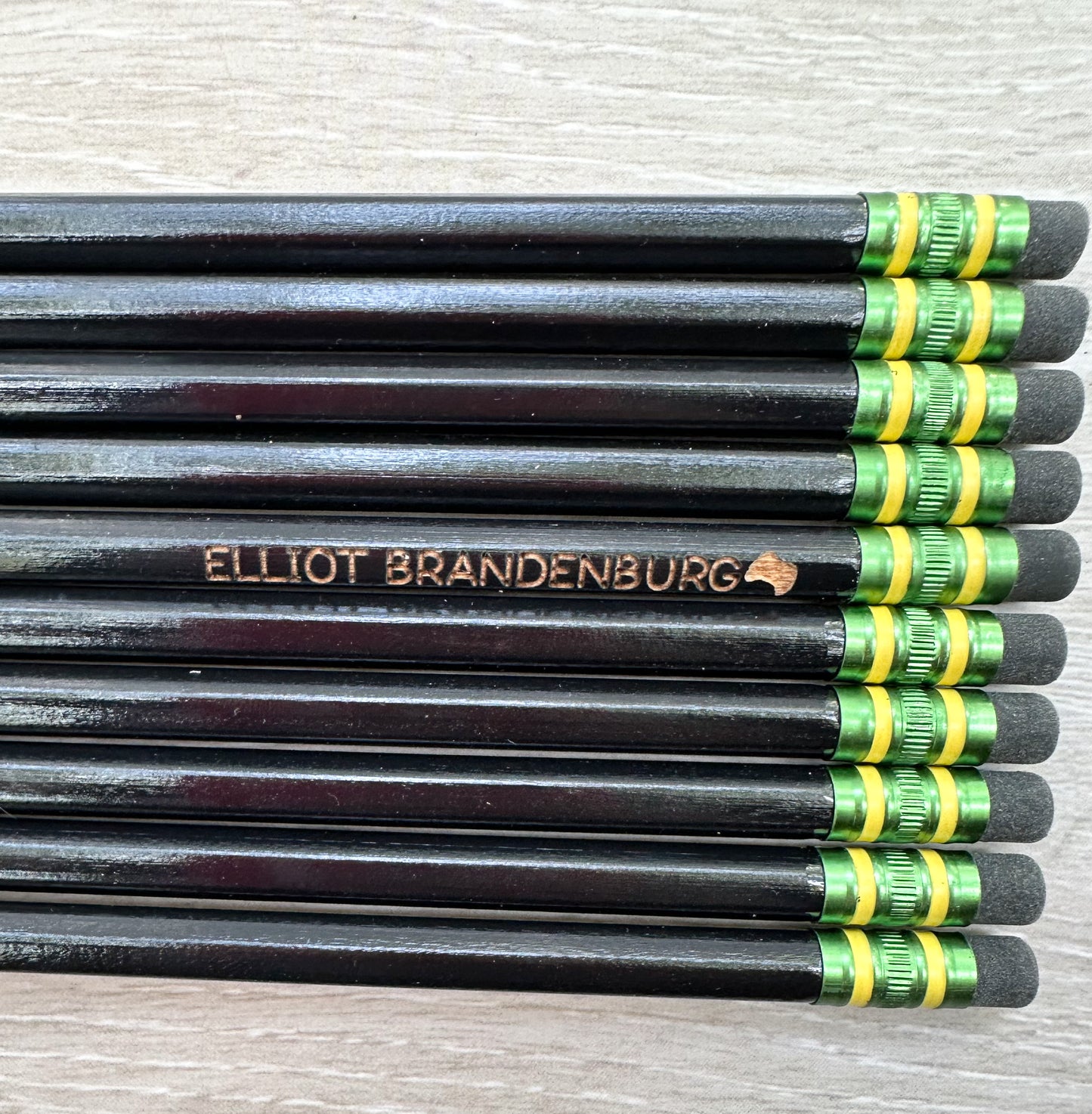 Set of 10 Personalized Pencils