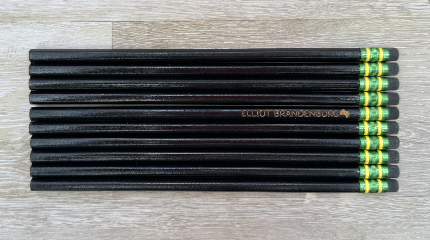 Set of 10 Personalized Pencils