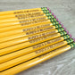 Property of Teacher's Pencils Set of 12