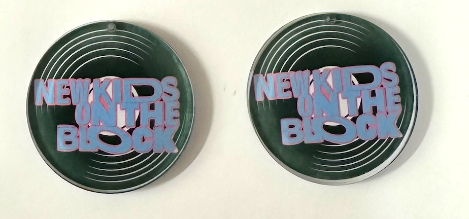 NKOTB Record Earrings