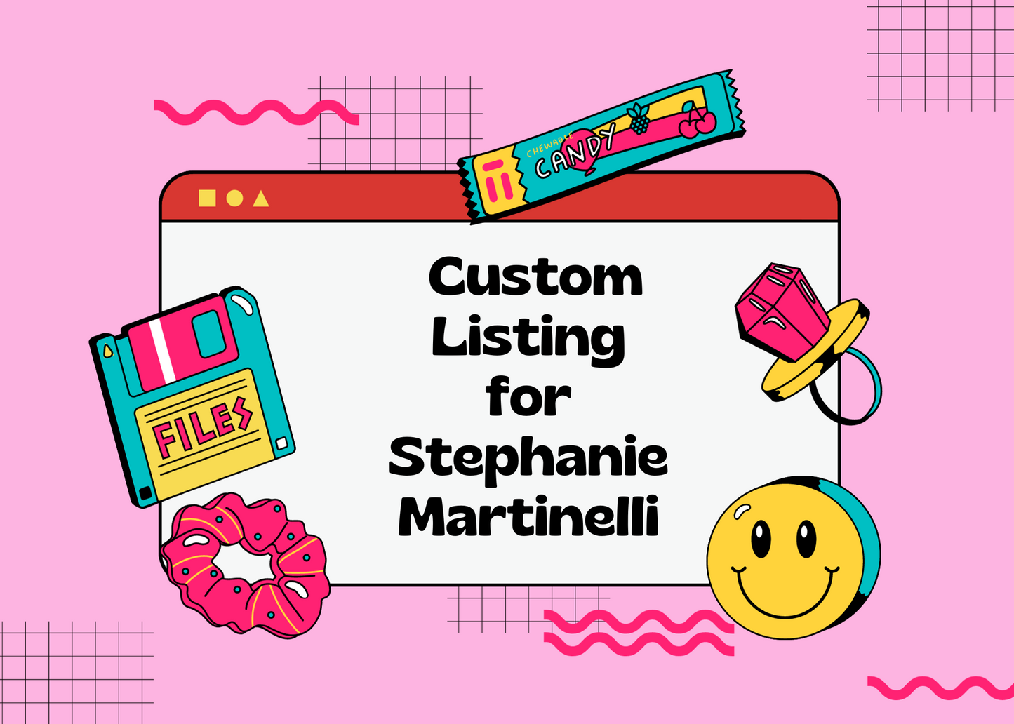 Custom Listing for Stephanie Martinelli