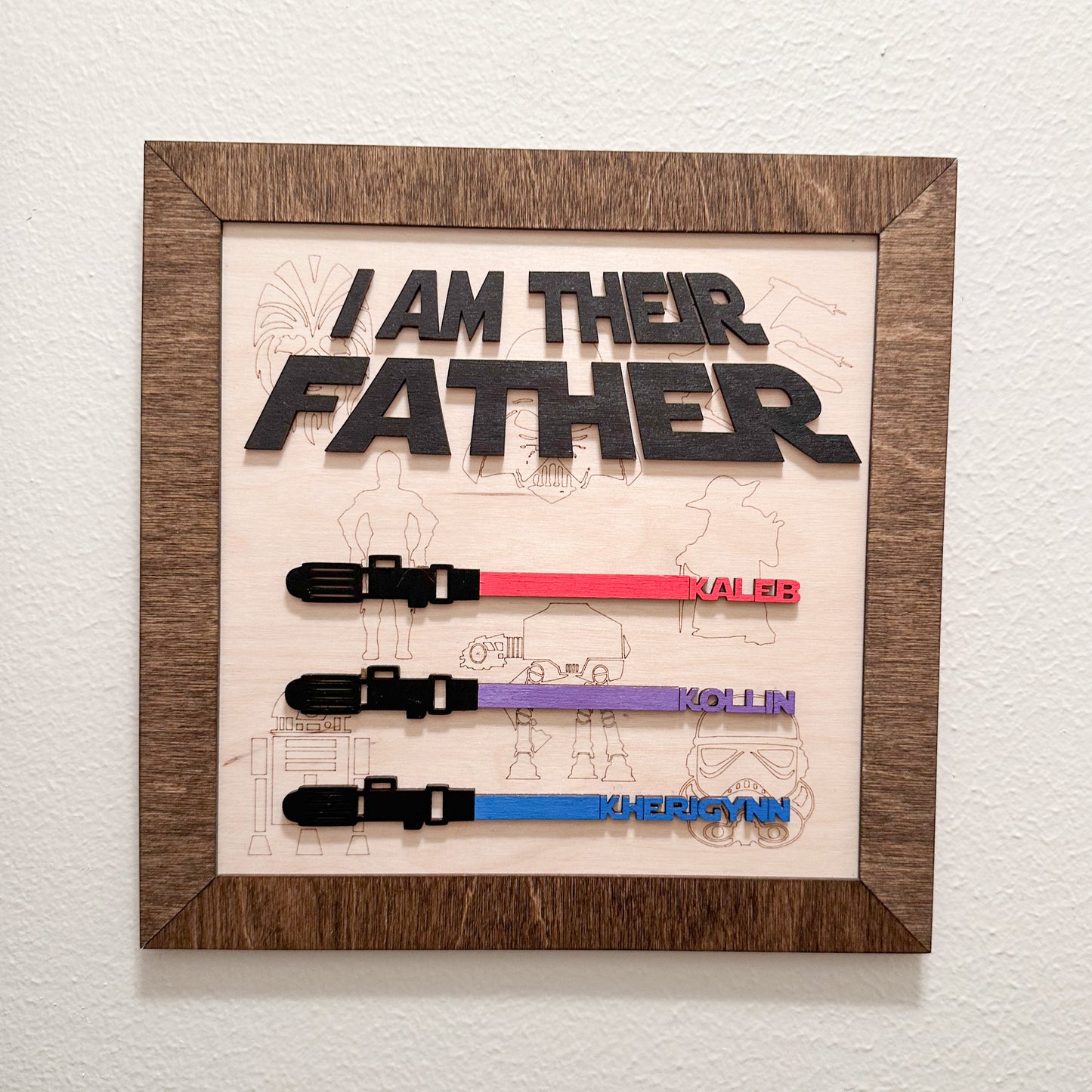 I Am Your/Their Father personalized sign