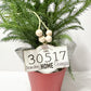 Home Sweet Home Zip Code Ornament