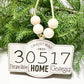 Home Sweet Home Zip Code Ornament