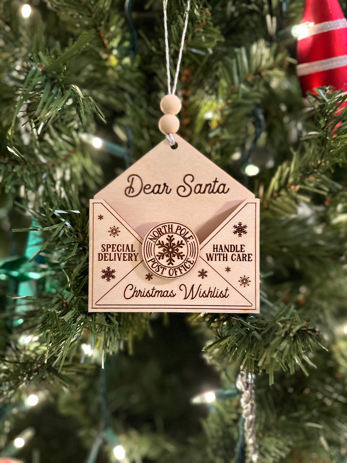 Dear Santa Wishlist Ornament