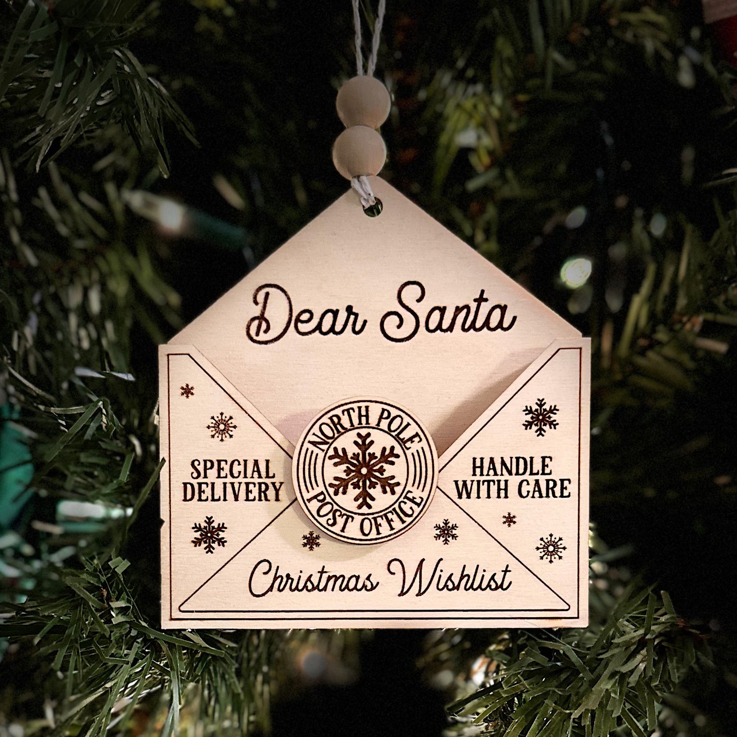 Dear Santa Wishlist Ornament