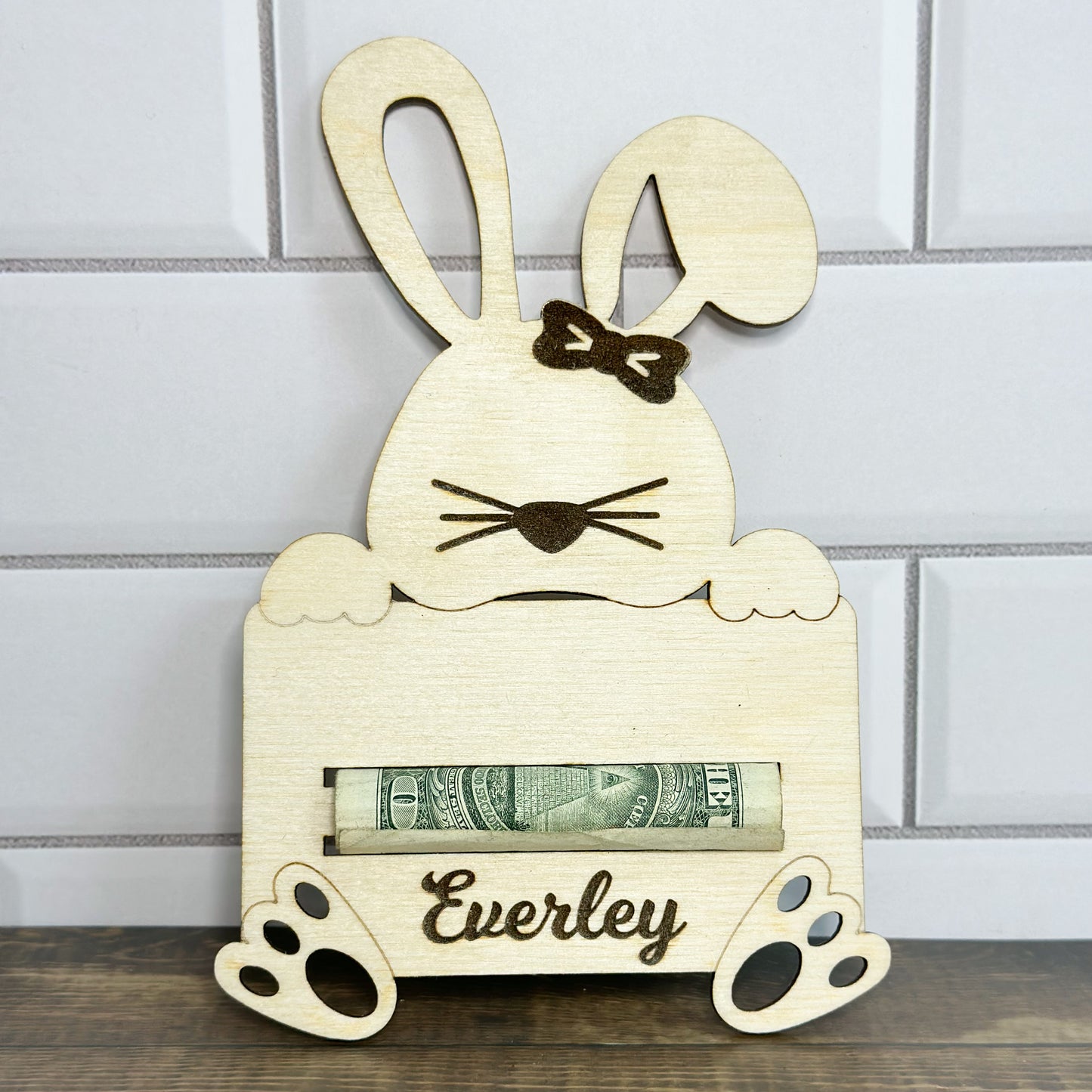 Personalized Bunny Money