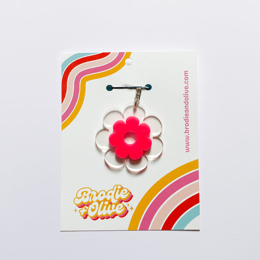 Flower Power Keychain