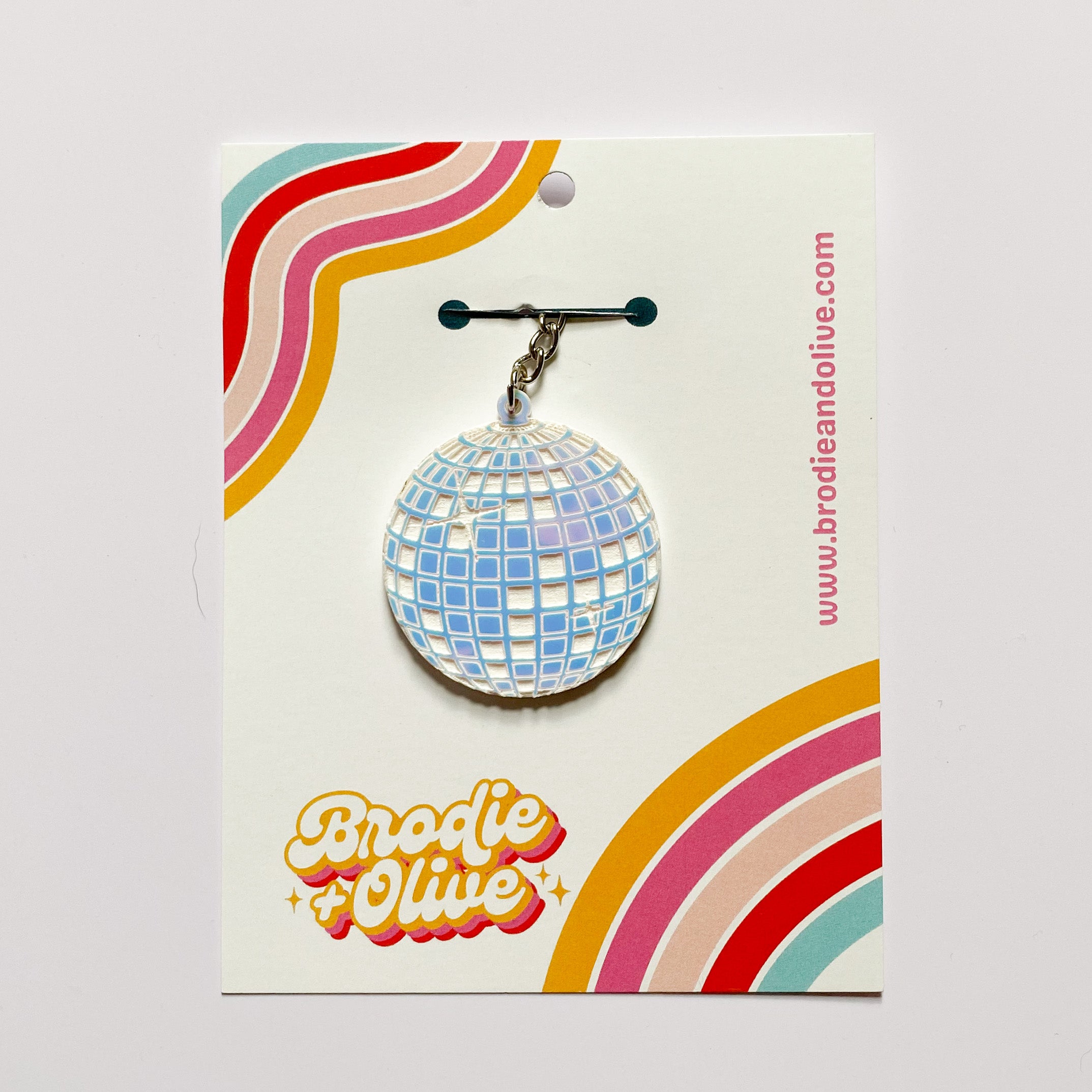 Disco Ball Keychain