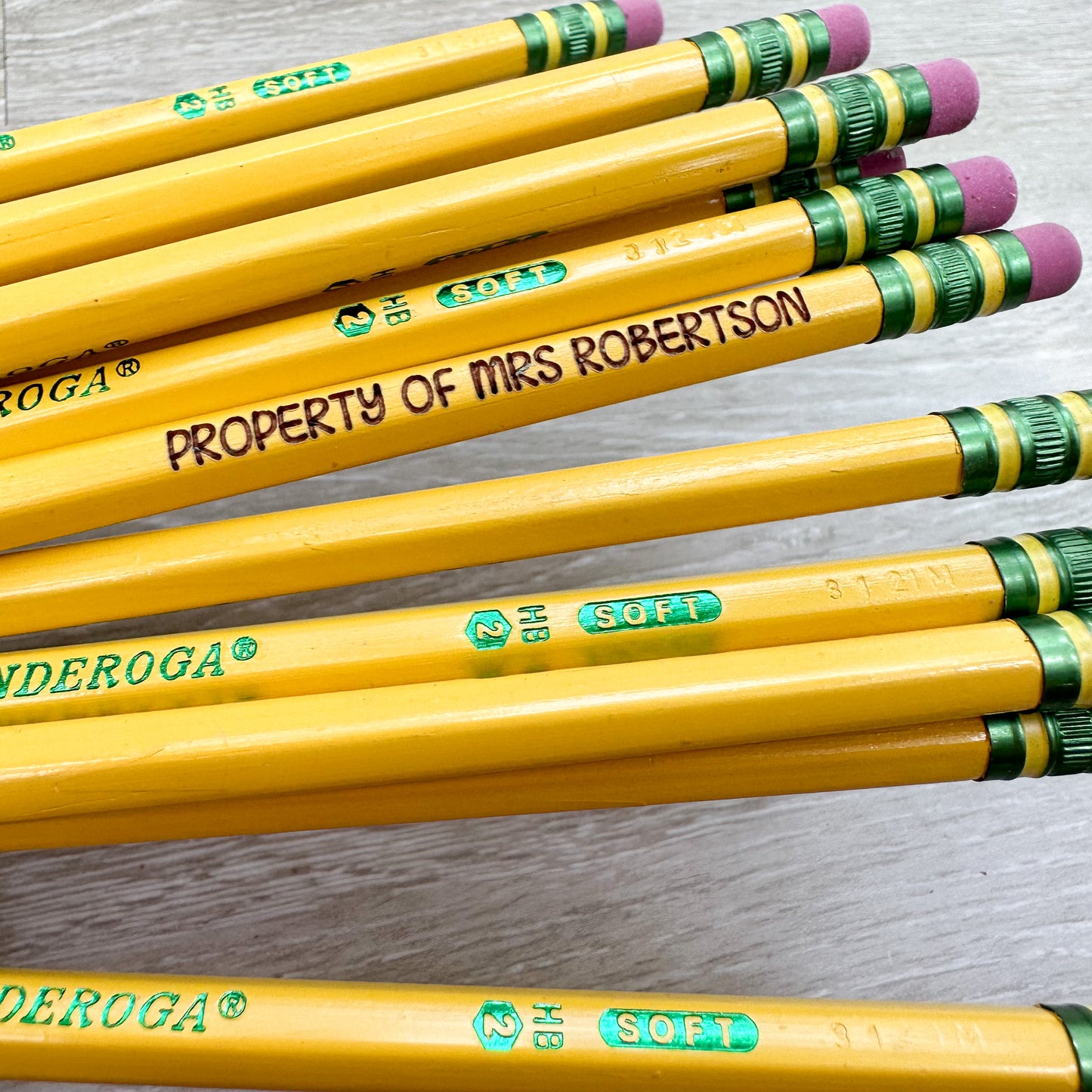 *NSFW* Snarky Days of the Week Engraved Pencils