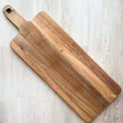 Personalized Long Charcuterie Wood Cutting Board