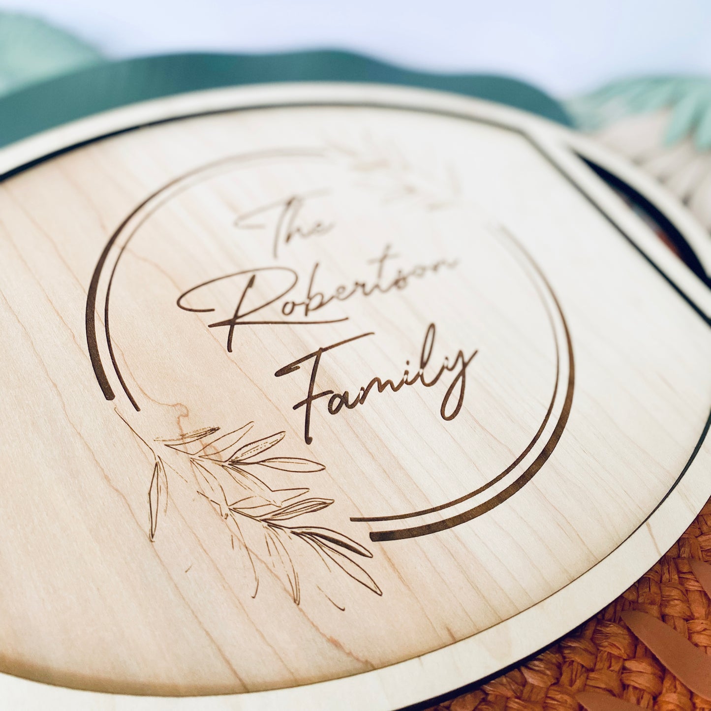 Personalized Interchangeable Serving Tray