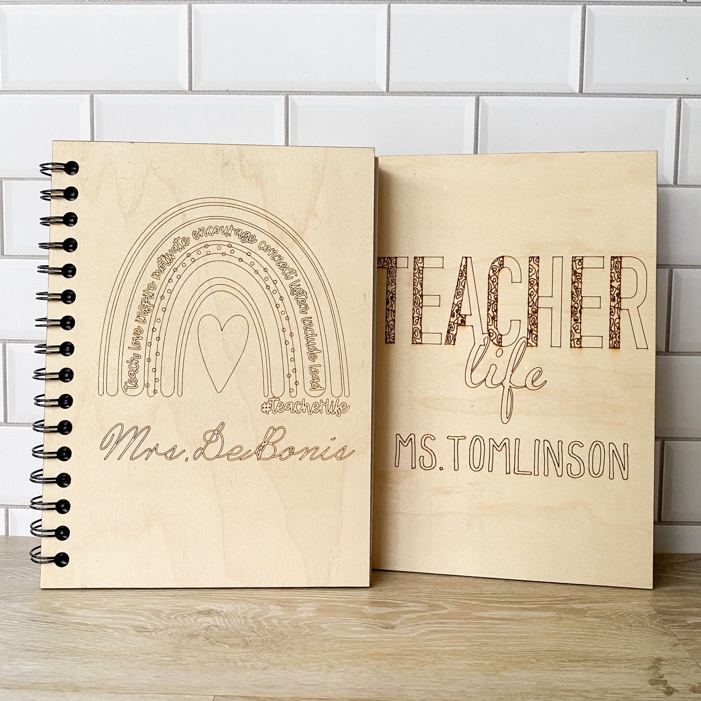 Personalized Wooden Notebook