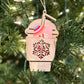 Wooden Ornament Coffee Cup Gift Card Holder