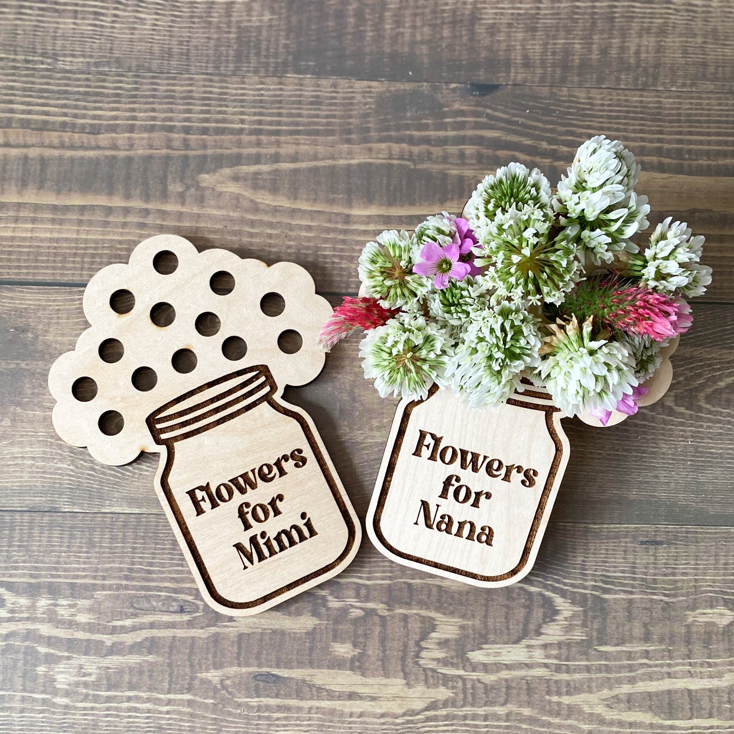 Wildflower Wood Magnet